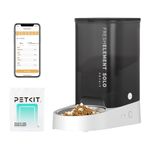 PETKIT Automatic Cat Feeder, WiFi Cat Food Dispenser with App Control, 304 Stainless Steel Bowl, 3L Capacity for Cats & Small Dogs, Anti-Clog Design for Dry & Freeze-Dried Food, Fresh-Lock Technology