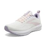 Brooks Women’s Revel 6 Neutral Running Shoe, Marshmallow/Pink/Purple, 11