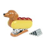 YOBRO Mini Stapler for Kids Students Novelty Hotdog Desktop Stapler with 1000PCS Staples 12 Sheets Capacity Stationery Animal Stapler for Home Office Gift for Kids