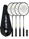 DUNLOP Carlton Badminton Rackets (2 Player, 4 Player and Family Options) (Nanoblade Pro x4)