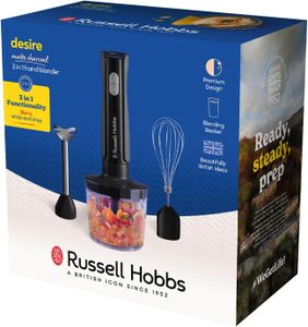 Russell Hobbs 3-in-1 Hand Blender – Multi-Function Kitchen Mixer