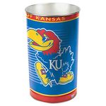 WinCraft NCAA Kansas Jayhawks Wastebasket Team Color, 15" H