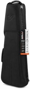 Gruv Gear Kapsulite+ Bass Gig Bag, Travel Case with Wheels, Neck Support Cradle & Global Recovery Tag, Waterproof Exo-Shell, Expandable Top Pocket - Black, Acoustic Guitar