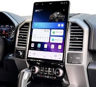 15.6 Inch QLED Android Radio for Ford F150 2015 2016 2017 2018 2019 2020 Upgrade, Touch Screen Stero Replacement with Wireless Carplay Android Auto, 4G Network,6GB RAM 128GB ROM