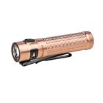 OLIGHT Baton3 Pro 1500 Lumens EDC Rechargeable LED Torch,High Lumens Pocket Flashlight for Outdoors,Indoors and Emergency (Cool White (5700K~6700K), Copper)