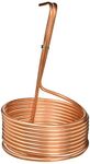 NY Brew Supply Homebrew Immersion Wort Chiller-25 Tubing, 25', Copper