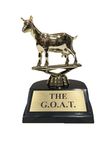 The Goat Trophy | G.O.A.T Greatest of All Time Trophy | Funny Recognition Trophy for Boss, Coworkers, Friends | Laser Engraved Appreciation Trophy. The Humble Goat!!