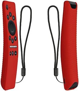 kwmobile Case Compatible with Samsung BN59-01312A / BN59-01312B Case - Soft Silicone Cover for Remote Control - Red