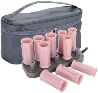10Pcs/Set Professional Electric Heated Hair Rollers Curling Roll Hair Tube Roller Volume Hair Curly Styling Tool With Case(Classic Style)