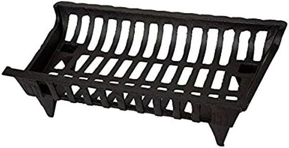 Pleasant Hearth CG24 CG24 24-Inch Cast Iron Grate, Black Finish