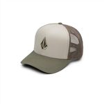 Volcom Men's Full Stone Cheese Trucker Hat, Dark Earth, One Size