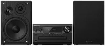 Panasonic SC-PMX802E-K Premium Micro Stereo System (Bluetooth, Airplay, DAB+, CD, FM) Black