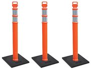 Cortina#03-747RBC-3-3 Pack 45" Orange Delineator Post Kit