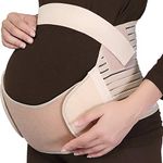 CFR Maternity Support Belt Pregnancy Back Support Belly Band Girdle Waist Abdominal Back Belly (Champagne, Medium)