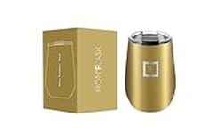 IRON °FLASK Wine Tumblers (Gold, 14 Oz)