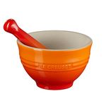 Le Creuset Mortar and Pestle, Stoneware, 11.5 cm, 360 g, 300 ml, 81209300900003, Volcanic