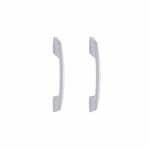 Atom 6 inches Zinc Cabinet Pull Handle | CP Finish | Office Wardrobe Furniture Kitchen Drawer Push Bar, 545, Pack of 2