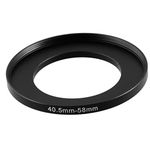 Sourcingmap Camera Repairing 40.5mm-58mm Metal Step Up Filter Ring Adapter