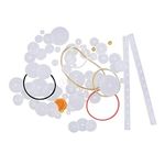 Plastic Gears Set Pulley Belt Worm Kits Crown Gear Set for Robot Motor Car Toy DIY Parts (Pack of 60)