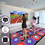 XZQYYY Big dance mat，Dance Mat Girls Toys，Double Wireless Thick Dance Mat，Family Dance Games for Children and Adults,165cm*95cm