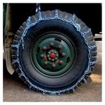 Adatech Heavy-Duty Snow Tire Chains for Car, 6/8mm, 235/60 R18 || one pair