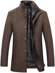 Winter Men Wool Jacket Slim Fit Thi