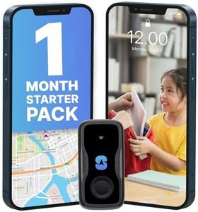 Spy Tec Atlas Mini GPS Tracker for Vehicles, Car, Kids, Seniors | Smallest Portable Real Time GPS Tracking Device | Geofencing, Emergency button | Up to 34 Day Battery Life | 3 Mo Prepaid Subscription