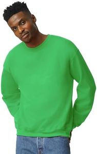 Gildan Men's Fleece Crewneck Sweatshirt, Irish Green, Medium