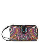 Sakroots Women's Large Smartphone Crossbody Bag in Eco-Twill, Convertible Purse with Detachable Wristlet Strap, Includes Phone Wallet Pockets, Rainbow Wanderlust, One Size