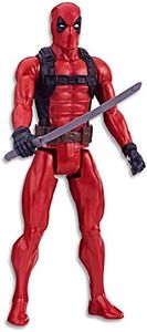 Marvel - 12" Deadpool inc Sword - Titan Hero Collectible Action Figure - Kids Dress Up Toys - Ages 14+