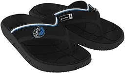 Rider Block NBA Athletic Flip-Flops for Men, Dallas Mavericks, 11