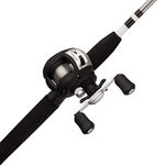 Shakespeare Alpha Medium 6' Low Profile Fishing Rod and Bait Cast Reel Combo (2 Piece)