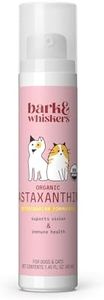 Dr. Mercola Organic Astaxanthin Liquid Pump for Cats & Dogs (1.45 Fl. Oz.) 0.2 ml per Pump, 215 Pumps, USDA Certified Organic, Non-GMO, Gluten Free, Soy Free
