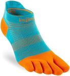 Injinji Run Lightweight No-Show (Large, Tangelo)