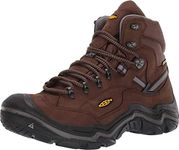 KEEN Men's Durand 2 Mid Height Waterproof Hiking Boots, Cascade Brown/Gargoyle, 12