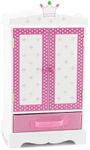 Emily Rose 18 Inch Doll Closet Wish Crown | Doll Clothes Storage Furniture Armoire | Fits 18" American Girl Doll Clothes - Storage for 18 Inch Doll Clothes