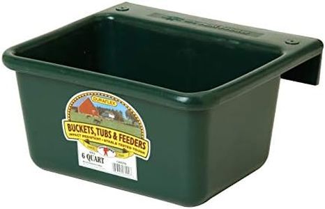 Little Giant 6-Quart Dura-Flex Plastic Feeder, Mini, Green