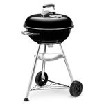 Weber Compact 47 Charcoal Grill (Black), Free Standing