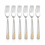 Shri & Sam Stainless Steel Lavish Tea Fork,6 Pieces