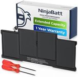 NinjaBatt A1466 Battery for Apple MacBook Air 13″ (Mid 2012, Mid 2013, Early 2014, Early 2015,2017) A1369(Late 2010, Mid 2011 Version) A1496 A1405 A1377 [7200mAh/55Wh/7.6V]