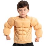 Spooktacular Creations Child Boy Body Builder Costume Muscle Suit (3T (3-4 yr))