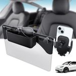 ThinsGo Tesla Phone Holder Screen Phone Mount Mobile Phone Stand for Model 3 Model Y Compatible for 5.5-7.1 inches Smartphone