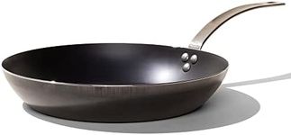 Made in Cookware - 12" Blue Carbon Steel Frying Pan - (Like Cast Iron, but Better) - Professional Cookware - Crafted in France - Induction Compatible