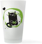 CafePress Gamer Cat Pint Glass, 16 oz. Drinking Glass