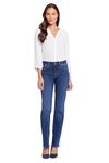 NYDJ Women's Petite Petite Size Marilyn Straight Leg Jeans, Cooper, 10P