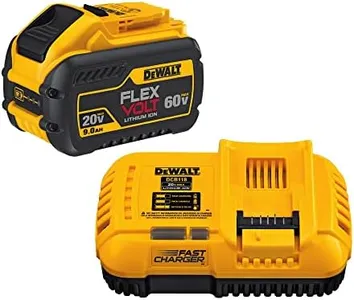 DEWALT 60V MAX* FLEXVOLT Lithium Battery with Charger, 9-Ah (DCB118X1)