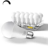 Mastery Mart A19 [Dimmable] Light Bulbs, 100W Equivalent, 2700K Soft White, E26 Standard Base, 15.5W 1500 Lumens Led Bulbs, Energy Star, UL Listed, Lighting for Bedroom Living Room Home Office-12 Pack