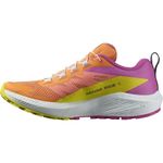 Salomon Women's Sense Ride 5 Hiking Shoe, Bird of Paradise/White/Sulphur Spring, 8.5