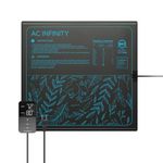 AC Infinity SUNCORE H5, Seedling Mat 50x50cm with Digital Thermostat Controller for Exact Temperature Levels, Waterproof Heating Pad for Indoor Gardening, Hydroponics, Germination Cloning 20" x 20.75"