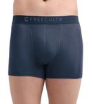 FREECULTR Men's Underwear Anti Bacterial Micromodal Airsoft Trunk - Non Itch No Chaffing Sweat Proof - Size M Pack of 1-Space Blue